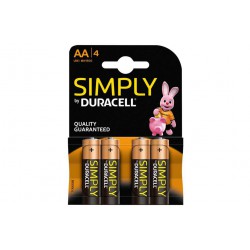 baterije Duracell Simply LR06 AA 4pack